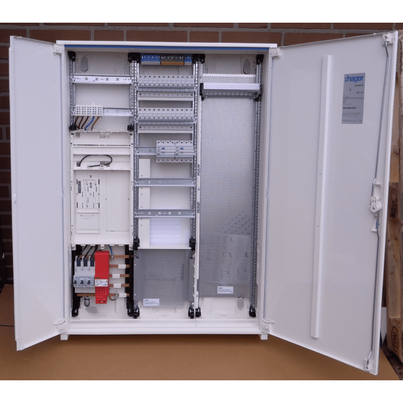 Zählerabdeckung Weiß - Verkleidung Für Stromzähler 55x35x14 Cm